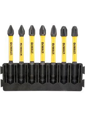 DeWalt Accessoires bitset | houder + impact torsion | 57 mm | pbitset | h1 x2, pbitset | h2 x3, pbitset | h3 x2 - dt70818-qz