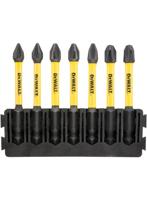 DeWalt Accessoires bitset | houder + impact torsion | 57 mm | pbitset | h1 x2, pbitset | h2 x3, pbitset | h3 x2 - dt70818-qz - thumbnail
