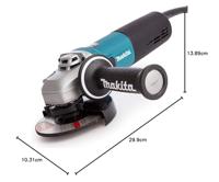 Makita 9565CR 9565CR Haakse slijper 125 mm 1400 W 230 V - thumbnail