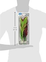 BiOrb zijden aquarium planten medium groen & paars aquarium decoratie - thumbnail