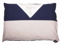 Lex & max no.1 hondenkussen rechthoek  100x70cm donkerblauw - thumbnail