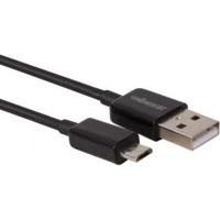 Micro-USB naar USB A 2.0 kabel 2m zwart Velleman - thumbnail