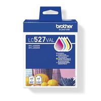 Brother LC527VAL inktcartridge 4 stuk(s) Origineel Zwart, Cyaan, Magenta, Geel - thumbnail