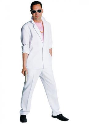 Miami Vice kostuum wit Elite