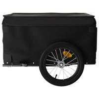 Fietstrailer 45 kg ijzer zwart - thumbnail