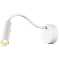 SLV Flexibele bed lampKarpo Goose wit - 1006161 - thumbnail