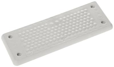 Trelleborg MH-24 F 125-1 LIGHT GREY UL94 V-0 IP65 TPE Screw Doorvoerplaat TPE Grijs 1 stuk(s)