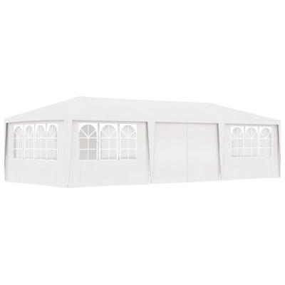 VidaXL Partytent met zijwanden professioneel 90 g/m² 4x9 m wit