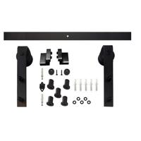 Intersteel schuifdeursysteem - Basic - mat zwart - 2 meter - thumbnail