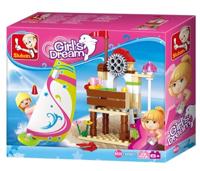 Sluban Windsurfer Paradies (Girl's Dream) bouwstenen set - thumbnail