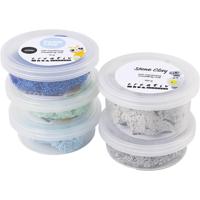 Creativ Company Stone clay mix, blauw/groen harmonie, 1 doos - thumbnail