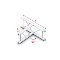Showtec FS30 Ladder truss 3-weg verticaal T-stuk - thumbnail