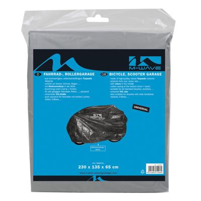 M-Wave bicycle cover 230 x 135 x 65cm - black M-Wave bicycle cover 230 x 135 x 65cm - black