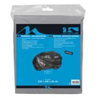 M-Wave Fietsgarage xxl - beschermende peva fietsgarage voor alle standaard fietsen, scooters - 230x135x65 cm - tarpaulin materiaal - zwart - thumbnail