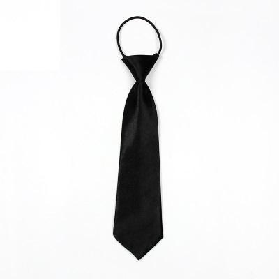 10 stuks effen kleur casual rubber band lui gelijkspel voor kinderen (zwart)