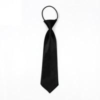 10 stuks effen kleur casual rubber band lui gelijkspel voor kinderen (zwart) - thumbnail