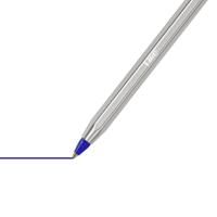 Balpen bic cristal re-new 1 pen + 2 vull m blauw - thumbnail