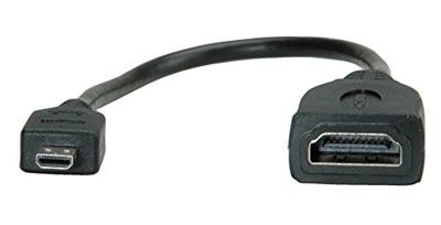 ROLINE HDMI High Speed Kabel met Ethernet, HDMI F - Micro HDMI M, 0,22 m ROLINE HDMI High Speed Kabel met Ethernet, HDMI F - Micro HDMI M, 0,22 m