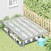 VidaXL Doorzichtig zeildoek met zeilringen 2x3 m polyethyleen - thumbnail
