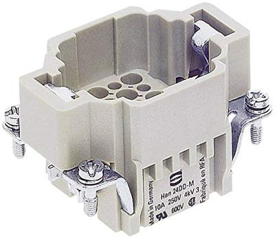 HARTING 09160243001 Pin-inzetstuk Han® DD 24 + PE Crimpen 1 stuk(s) Piece HARTING 09160243001 Pin-inzetstuk Han® DD 24 + PE Crimpen 1 stuk(s) Piece