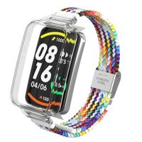 By Qubix - Braided nylon bandje met case - Multicolor - Xiaomi Smart band 7 Pro - thumbnail