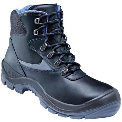 Atlas Werkschoen Ergo-Med 500 Blueline Hoog S3 + KN | Zwart | Maat 48 - 00.012.048.48