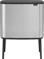 Brabantia Bo touch bin 11+23 liter matt steel fingerprint proof - thumbnail