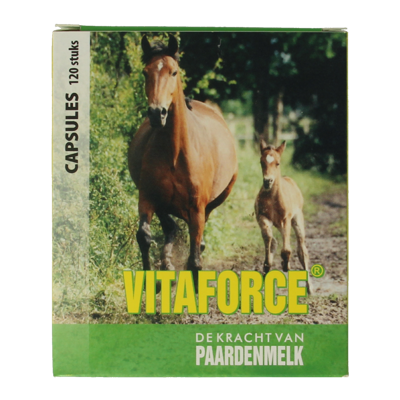 Vitaforce Paardenmelk capsules 120 Capsules Vitaforce Paardenmelk capsules 120 Capsules