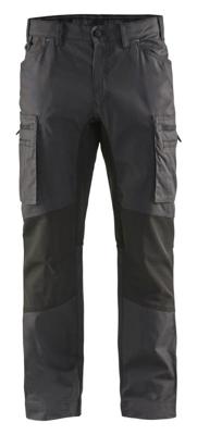 Blåkläder Service werkbroek stretch 14591146 | Donkergrijs/Zwart | Maat 48 - 7330509486320
