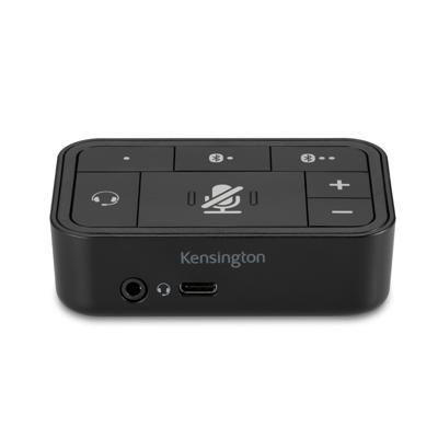 Kensington Universeel 3-in-1 Audio Headset Switch, USB-Voeding, Wissel Eenvoudig en Snel Apparaten Om, Ideaal voor Videovergaderingen en Thuiswerken, Compatibel met Windows/Mac (K83300WW)