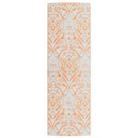 VidaXL Buitenkleed arakil 80x250 cm pp oranje en wit - thumbnail