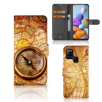 Samsung Galaxy A21s | Flip Cover | Kompas Samsung Galaxy A21s | Flip Cover | Kompas