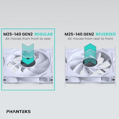 Phanteks PH-F120M25_G2_DWT01_3P PC-ventilator (b x h x d) 120 x 25 x 120 mm