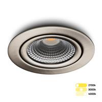 LED-inbouwspot Vivaro RVS tri-color - thumbnail