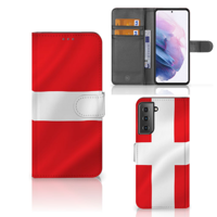 Samsung Galaxy S21 Plus Bookstyle Case Denemarken - thumbnail