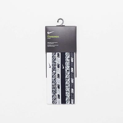 Sportriem voor op het hoofd Nike Printed Pack6 Zwart