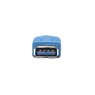 Manhattan USB-kabel USB 3.2 Gen1 (USB 3.0 / USB 3.1 Gen1) USB-A stekker, USB-A bus 2.00 m Blauw Vergulde steekcontacten, UL gecertificeerd 322379-CG Manhattan USB-kabel USB 3.2 Gen1 (USB 3.0 / USB 3.1 Gen1) USB-A stekker, USB-A bus 2.00 m Blauw Vergulde steekcontacten, UL gecertificeerd 322379-CG