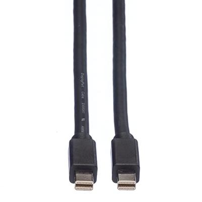 ROLINE DisplayPort kabel, Mini DP M - Mini DP M, zwart, 2 m ROLINE DisplayPort kabel, Mini DP M - Mini DP M, zwart, 2 m