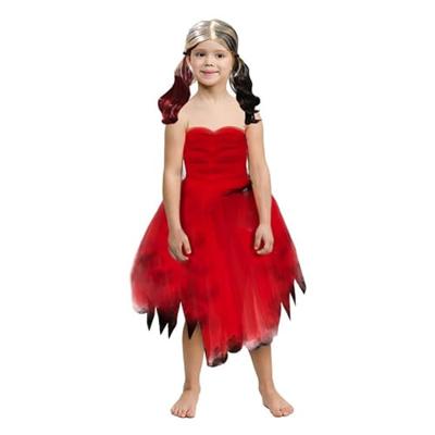 Kostuums voor Kinderen Bloederige Harlekijn - Maat: 5-6 Jaar - Maat: 5-6 Jaar