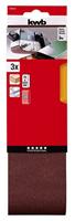 kwb 912512 Schuurbandset Korrelgrootte 120 (l x b) 533 mm x 75 mm 3 stuk(s) - thumbnail