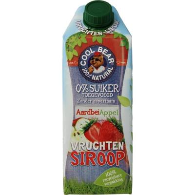 Cool Bear Vruchtensiroop Aardbei en Appel Cool Bear Vruchtensiroop Aardbei en Appel