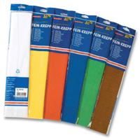 Crepepapier folia 50x250cm 10vel 100 wit | 10 stuks - thumbnail