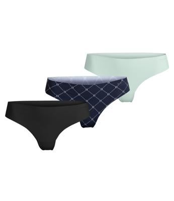 3-pack dames strings - Tennis Net - Naadloze dames strings - Microfiber