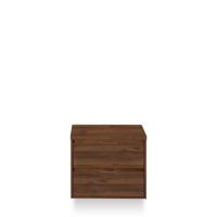 Porto Badmeubelset 70 cm - Walnoot - Wastafel Bovenblad Walnoot - thumbnail