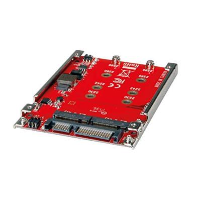 ROLINE M.2 naar SATA III SSD H/W adapter, 2x M.2 NGFF SSD, bootable en RAID compatibel. - thumbnail