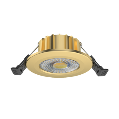 LED inbouwspot 6W messing dimbaar | 600lm | Instelbare lichtkleur IP65 | ThatsLed | Spotjes in plafond | Inbouwspots | Spotjes woonkamer | Led spots |