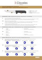 Ham-mes 3 Claveles Pom 29 cm Roestvrij staal - thumbnail