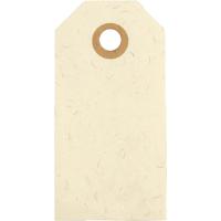 Creativ Company Manilla-labels, afm 4x8 cm, 250 gr, crème, 20 stuk/ 1 doos - thumbnail