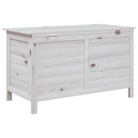 Tuinbox 99x49,5x58,5 cm massief vurenhout wit - thumbnail
