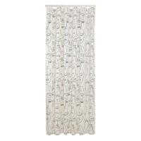 Douchegordijn Sealskin Mind 180x200 cm PEVA Zwart / Wit - thumbnail